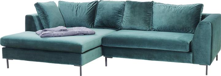 Image du produit Kare Design Canapé d angle Black Gianna velours vert gauche (Canapé d'angle)