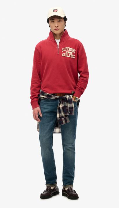 Produktbild Superdry Vintage Athletic Sweatshirt mit halblangem Reissverschluss (XL)