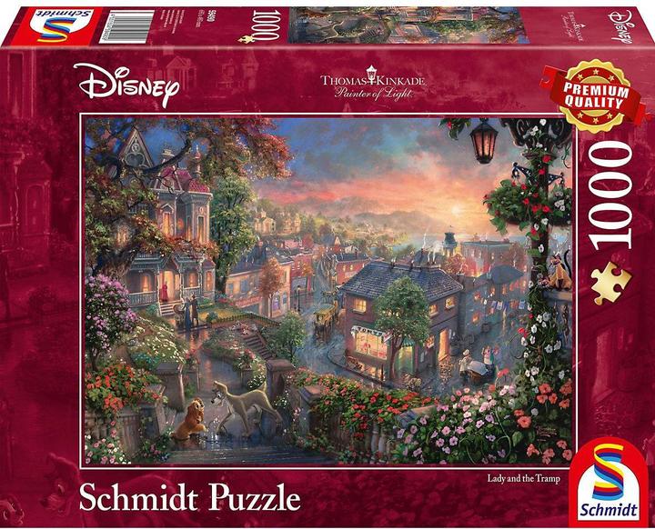 Image du produit Schmidt Spiele Dame et clochard (1000 pièces)