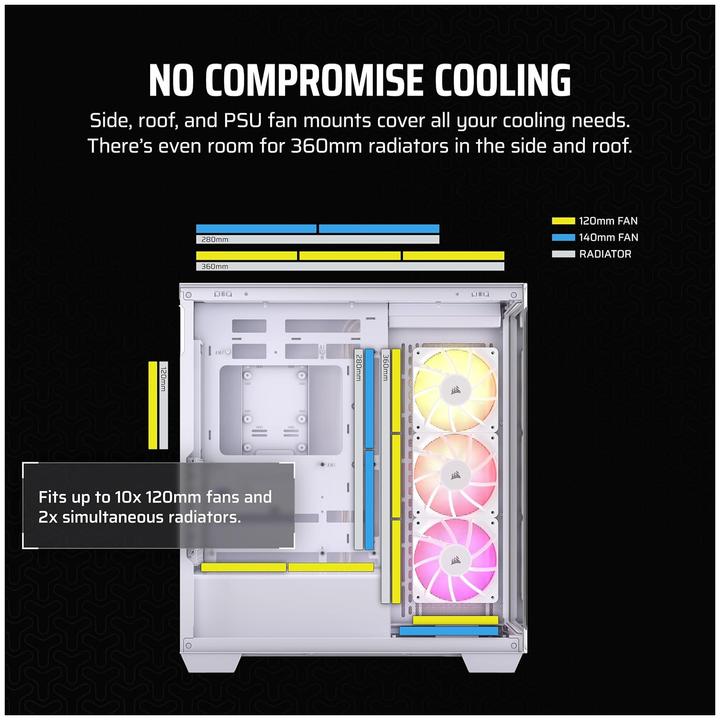 Actual product image Corsair 3500X ARGB (mATX, Mini-ITX, ATX, E-ATX)