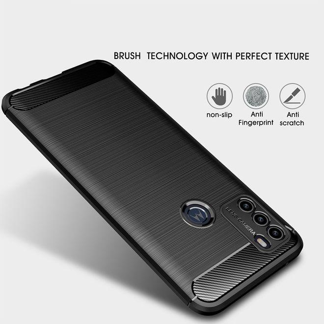 Image du produit MU Style Série Softcase TPU en fibre de carbone (Motorola Moto G50)