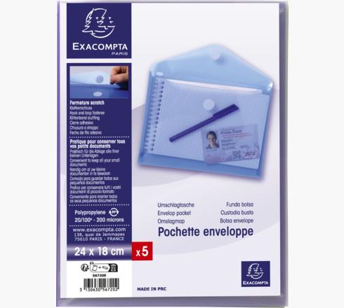 Image du produit Exacompta Pochette à prospectus (A5, 5 x)