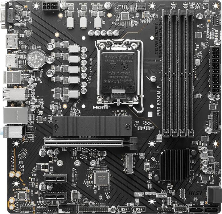 Produktbild MSI PRO B760M-P (LGA 1700, Intel B760, mATX)