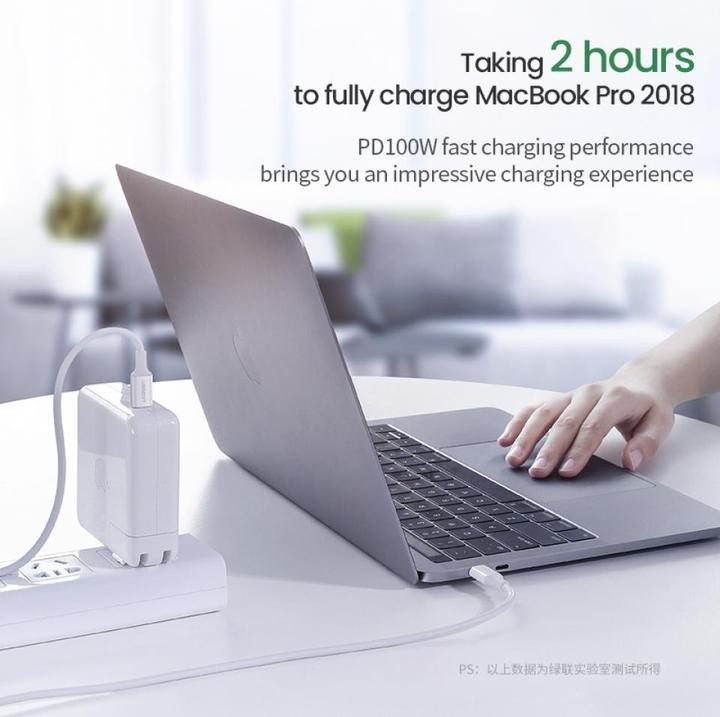 Productafbeelding Ugreen USB C – USB C (2 m, USB 2.0)