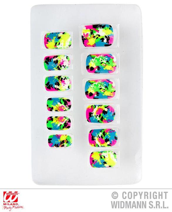 Actual product image Widmann Colourful fingernails