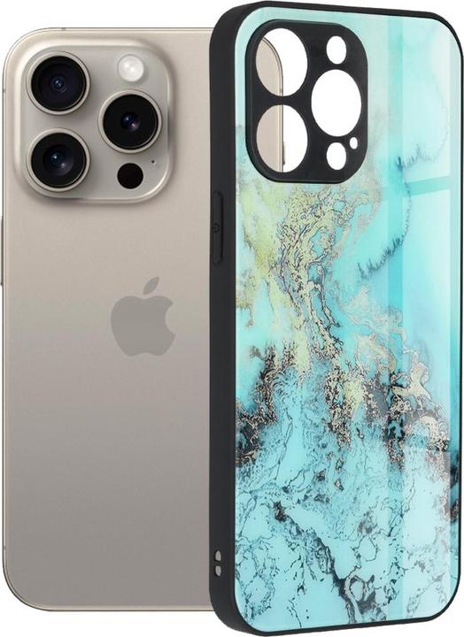 Image du produit Techsuit - Glaze Series - iPhone 15 Pro Max - Blue Ocean (Apple iPhone 15 Pro Max)