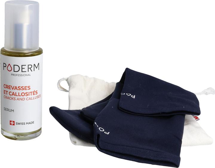 Actual product image Poderm Serum skin cracks and calluses 75ml + 1 pair of gel socks (Callus removers, 710.03 ml)