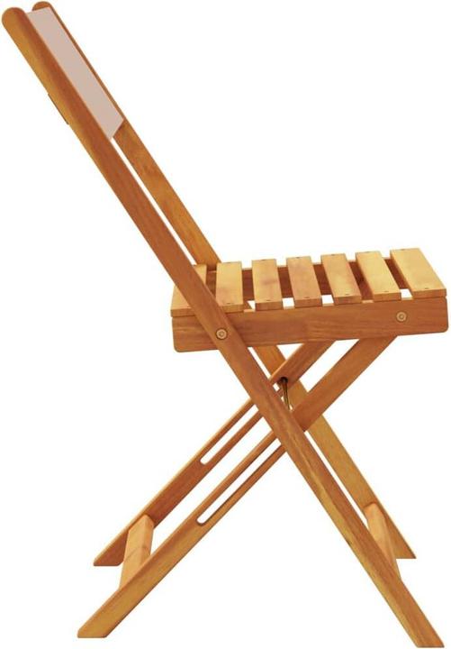 Immagine prodotto VidaXL Sedie da bistrot 2 pezzi. Acacia e tessuto