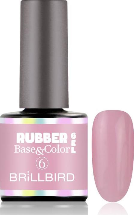 Immagine prodotto BrillBird Gomma Gel Base&Corallo #6 8ml (Vernice UV gel)