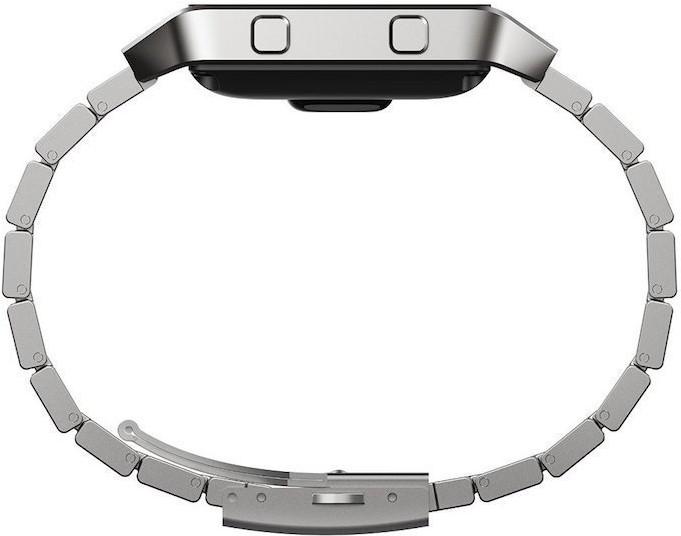 Actual product image Fitbit Blaze stainless steel band with frame (Stainless steel, Blaze)