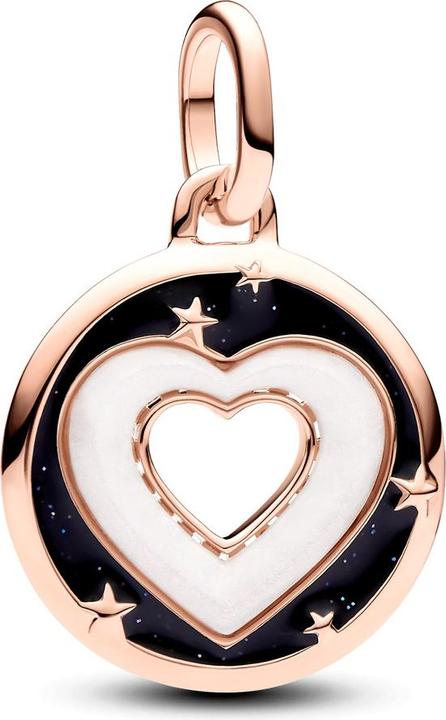 Immagine prodotto Pandora Charm a medaglione ME Hearts (Metallo, placcato oro rosa, Smalto)