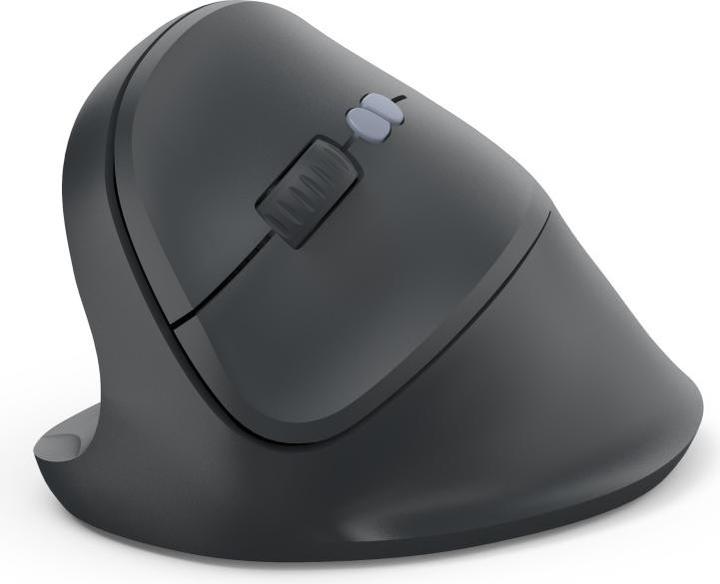 Actual product image Hama Vertikale, ergonomische Linkshänder-Maus „EWM-500L“, Funk, 7 Tasten,Schwarz (Wireless)