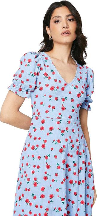 Immagine prodotto Dorothy Perkins Vestito Midi Rosa Scollo a V Maniche Corte Donna (42 D)