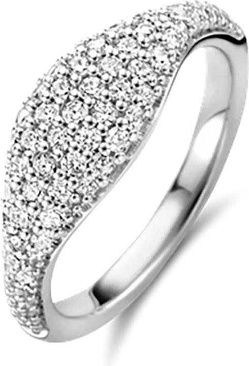 Produktbild Ti Sento Milano Ring Geometrie mit Zirkonia 12223ZI (56, 925 Silber)