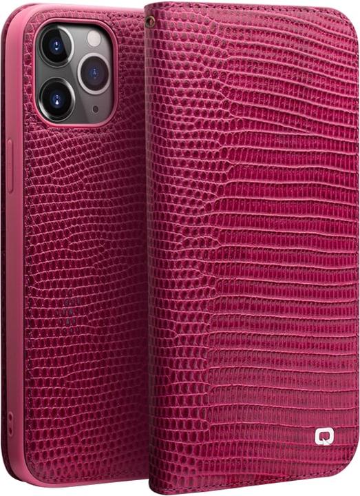 Image du produit QiAlino Fourre Flip Croco cuir véritable (Apple iPhone 13 Pro)