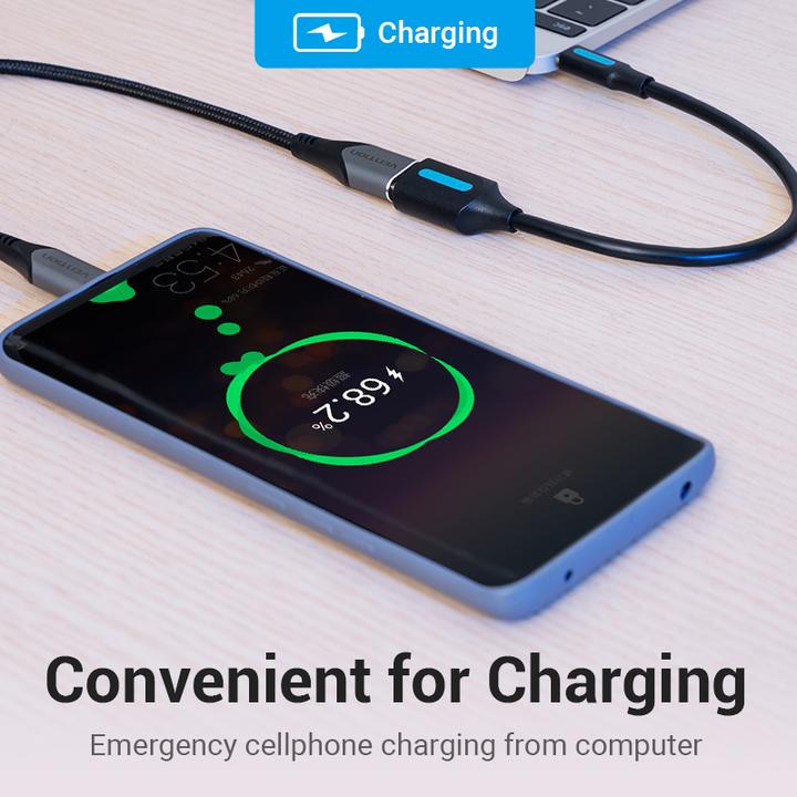 Produktbild Vention USB C — USB A (0.15 m, USB 3.1)
