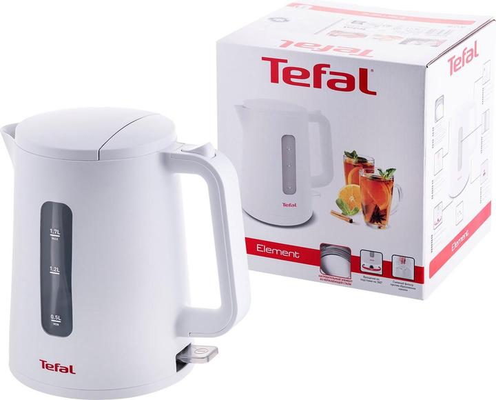 Produktbild Tefal Element KO200130 Wasserkocher 1,7 L Weiss 2400 W (1.70 l)