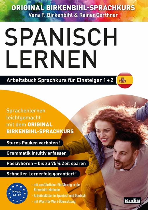 Actual product image Arbeitsbuch zu Spanisch lernen Einsteiger 1+2 (German, Spanish, Rainer Gerthner, Vera F. Birch beetle, 2021)