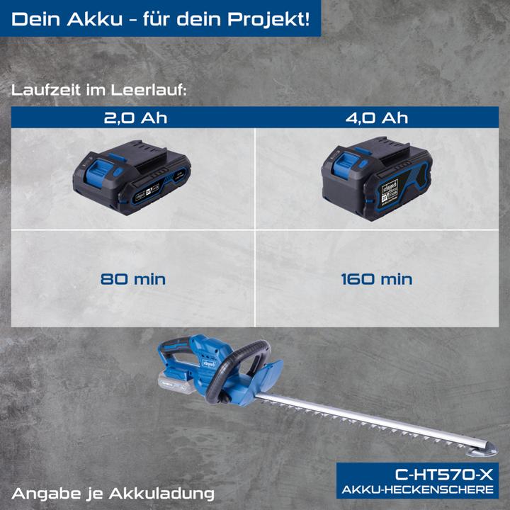 Produktbild Scheppach C-HT570-X (Akkuheckenschere)