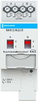 Busch-Jaeger BJ SA/S2.16.2.12 Binärausgang 16 A KNX (Heizungsaktor)