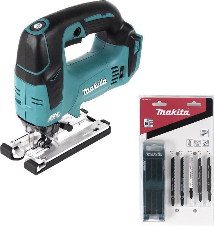 Immagine prodotto Makita DJV 182 Z Seghetto alternativo brushless a batteria 18V 26mm + Assortimento A di lame