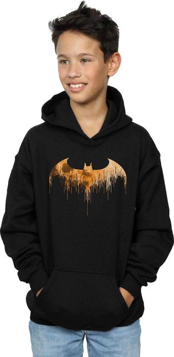 Immagine prodotto Batman Arkham Knight Halloween Moon Logo Fill Felpa con Cappuccio Ragazzi (152, 158)