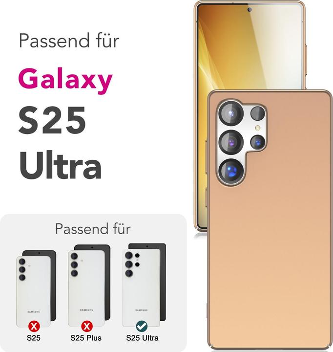 Actual product image Nalia PureFit - Ultra Dünne 0,5mm Leichte Hülle - Slim Fit Hardcase (Samsung Galaxy S25 Ultra)