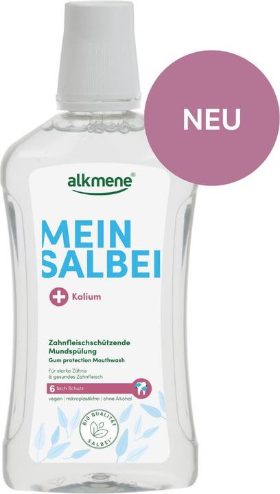 Alkmene MEIN SALBEI, Zahnfleischschützende Mundspülung (500 ml, Mundspülung)