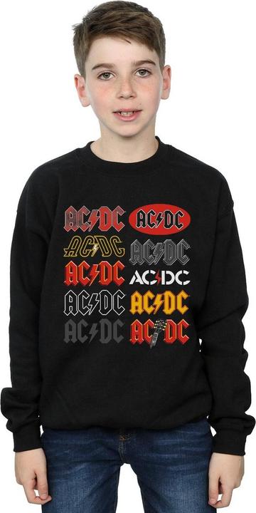 Produktbild AC/DC Multi Logos Sweatshirt Jungen (152, 158)
