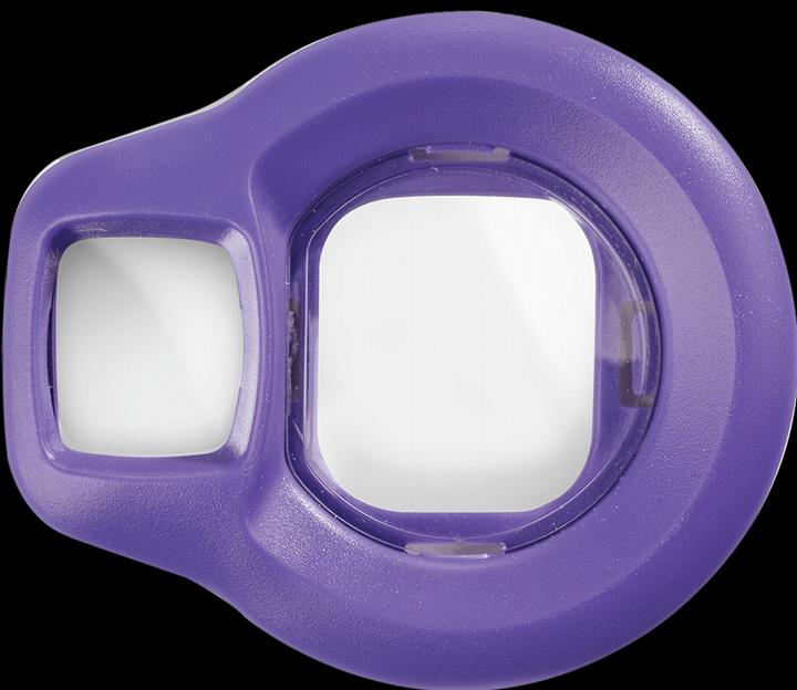 Actual product image Fujifilm Instax Mini 8 selfie lens - grape