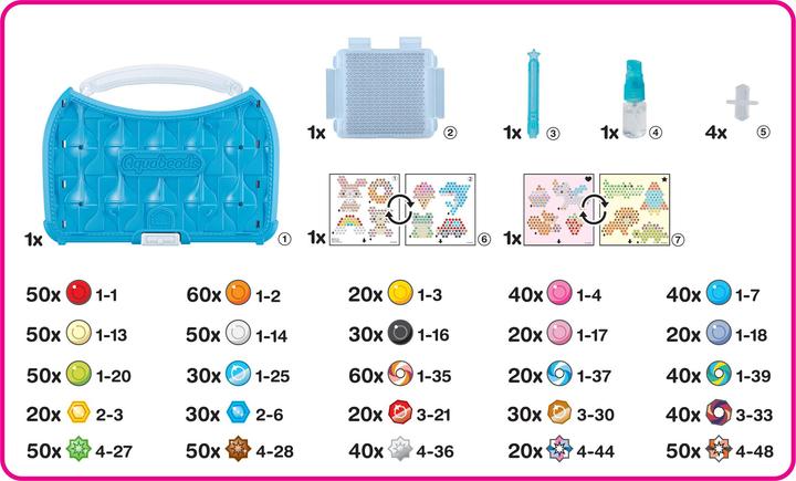 Actual product image Aquabeads Bastelstudio Starter Set