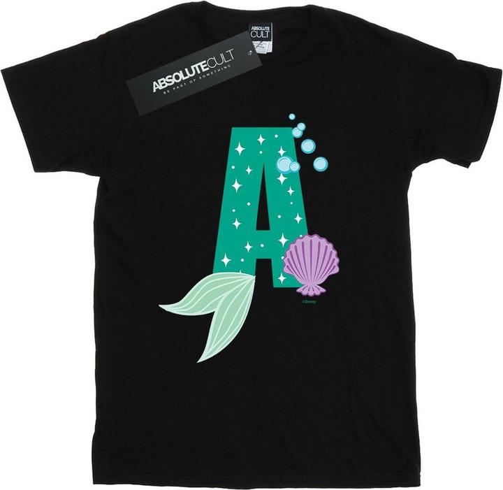 Immagine prodotto Disney Alphabet A Is For Ariel Maglietta Ampia Donna (L)