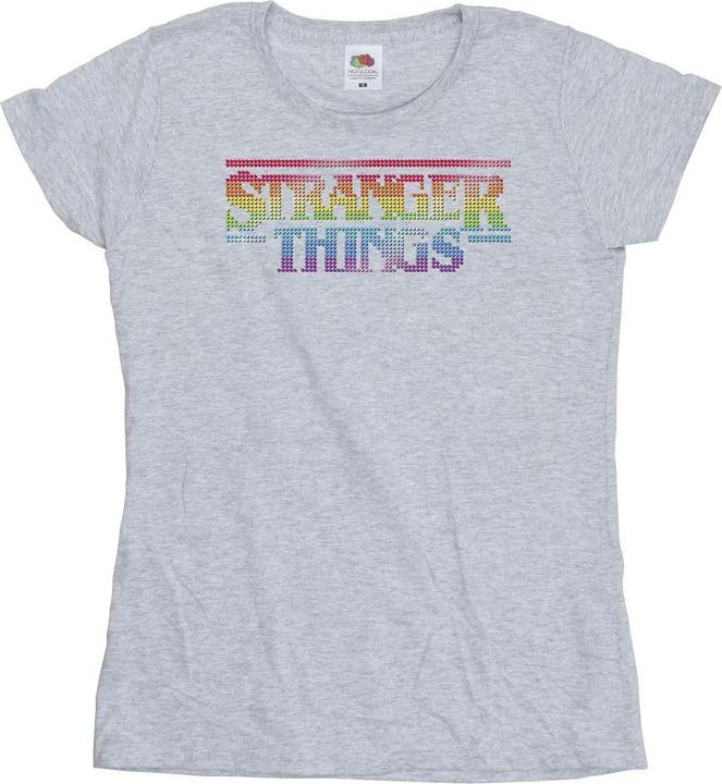 Produktbild Netflix Stranger Things Rainbow Dot Logo TShirt (M)