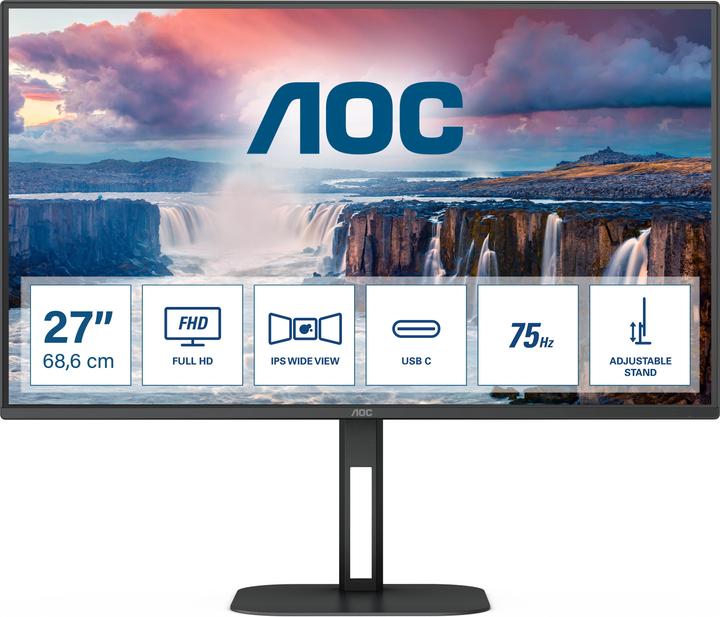 Actual product image AOC 27V5C/BK (1920 x 1080 pixels, 27")