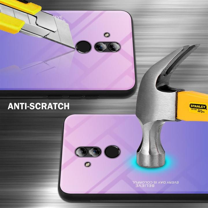 Produktbild Cadorabo TPU 2 Farben Glas Cover (Huawei Mate 20 Lite)