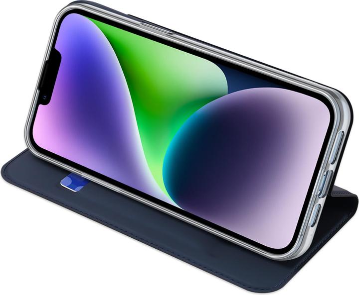 Actual product image Dux Ducis Skin Pro Wallet Case for iPhone 15 Plus - Blue (Apple iPhone 15 Plus)