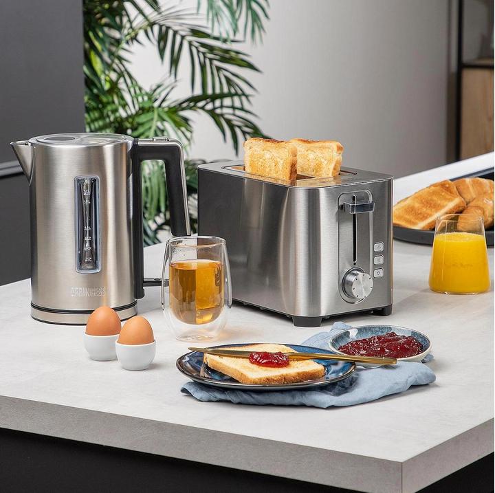 Produktbild Princess 142400 Steel Toaster 2 - 7 einstellbare Stufen - 850 W (EU-Stecker)