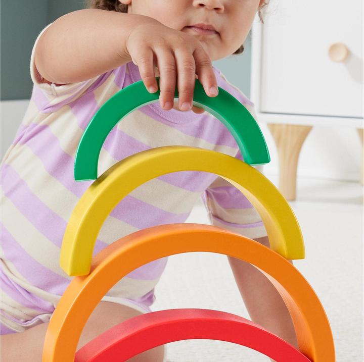 Produktbild Fisher-Price Stapelbarer Holz-Regenbogen