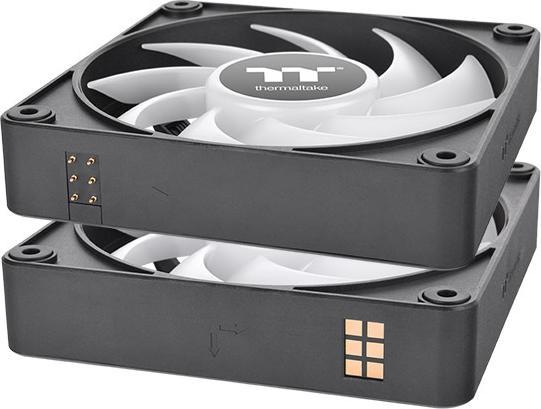 Produktbild Thermaltake PC- GEHÄUSELÜFTER CT120 EX ARGB SYNC 3 FAN BLACK CL-F181-PL12SW-A (120 mm, 3 x)