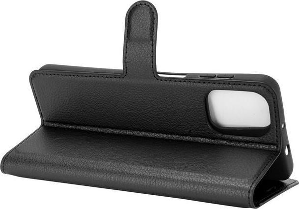 Actual product image MU Classic Litchi Leather Bookcover Series (Motorola Moto G9 Plus)