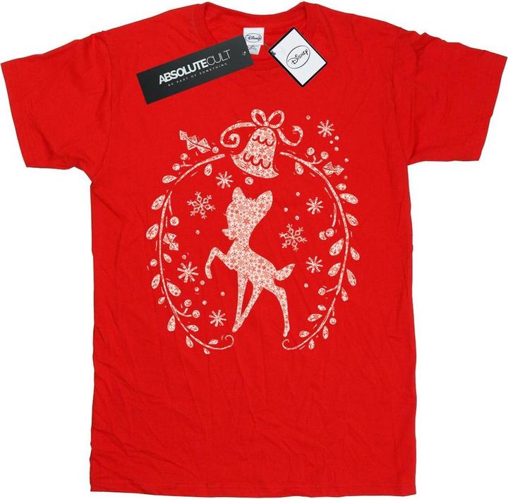 Produktbild Disney Bambi Christmas Wreath TShirt (M)