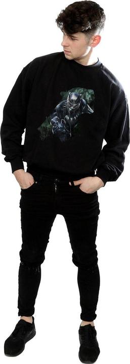 Image du produit Mens Black Panther Wild Silhouette Cotton Sweatshirt (M)