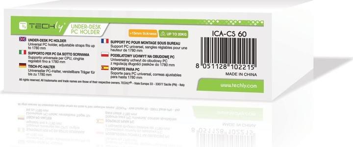 Image du produit Techly ICA-CS 60 Support pour unité centrale Support pour unité centrale monté sur table