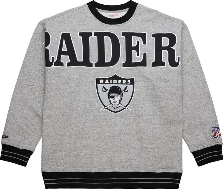 Produktbild Mitchell & Ness SATIN Fleece Pullover Oakland Raiders - XL (XL)