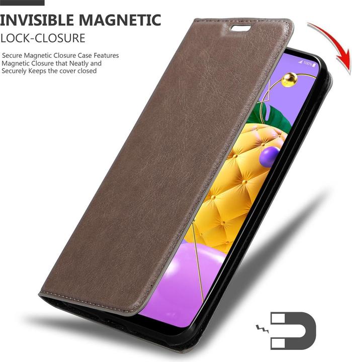 Productafbeelding Cadorabo Boek Onzichtbare Magneethoes (LG K52)