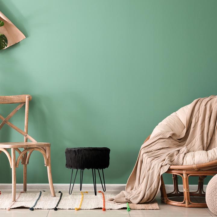 Actual product image Relaxdays Fur stool