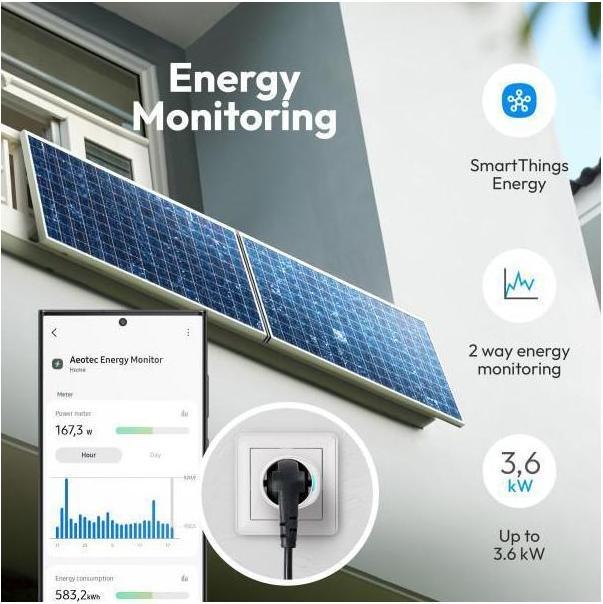 Immagine prodotto Aeotec GP-AEOWP05 - Presa di corrente intelligente di tipo F Wi-Fi