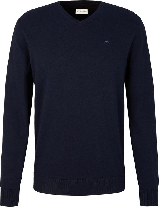 Image du produit Tom Tailor Pull en maille Basic Pull à col en V (3XL)