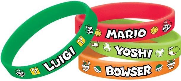 Produktbild Amscan Bracelets Super Mario Bross (6pcs)
