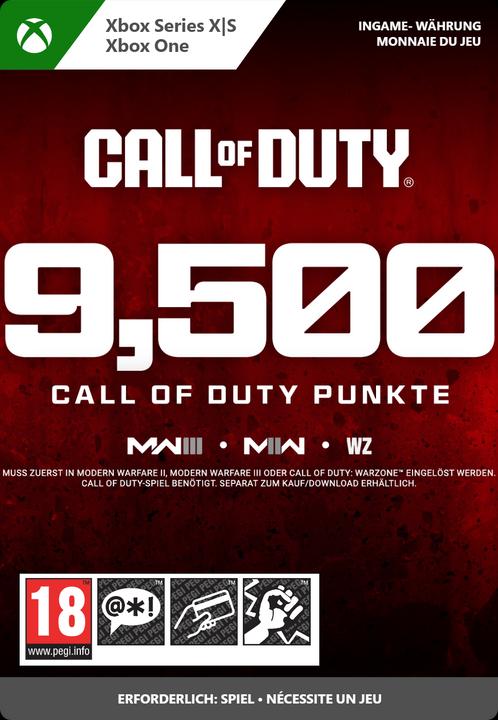 Immagine prodotto Microsoft Punti Xbox Call of Duty - 9.500 Codice di download